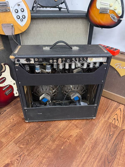 1967 Fender Super Reverb 2-Channel 40-Watt 4x10" Guitar Combo - Black Panel