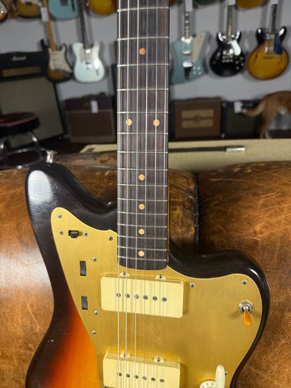 1959 Fender Jazzmaster - Sunburst with Gold Anodized Pickguard - OHSC - Ex. Brian Fallon