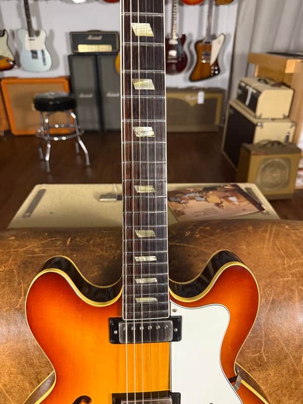 1965 Epiphone Riviera E360TD - Sunburst - OHSC