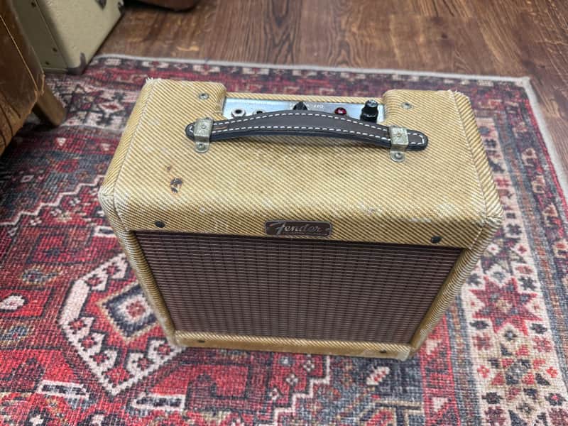 1958 Fender Champ 5F1 Narrow Panel 5-Watt 1x8" Guitar Combo - Tweed