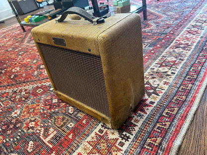 1960 Fender Champ 5F1 Narrow Panel 5-Watt 1x8" Guitar Combo - Tweed