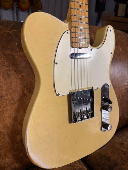 1966 Fender Telecaster with Maple Cap - Blonde - Ex. Tom Bukovac - 6.5 lbs - OSHC