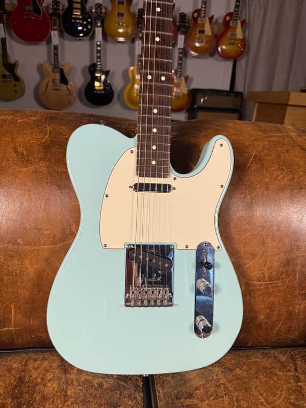 2009 Fender FSR Telecaster - Daphne Blue Matching Headstock
