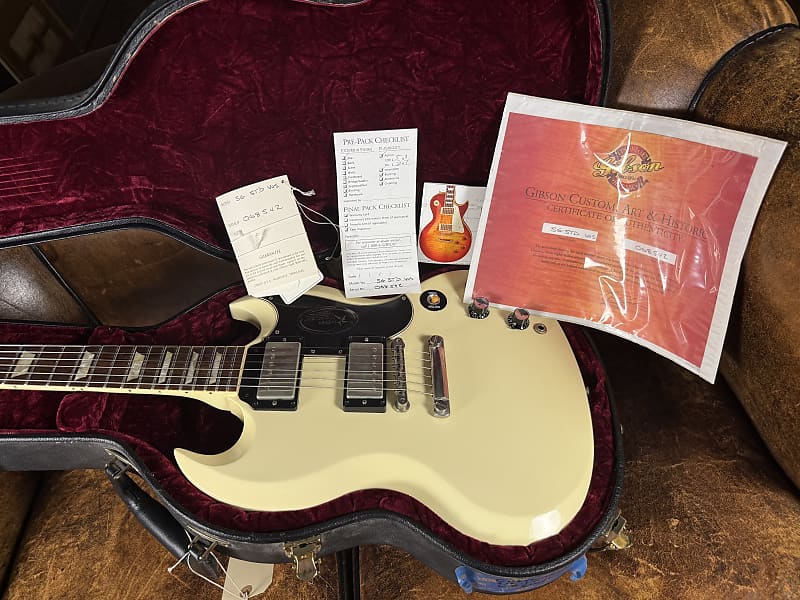 2007 Gibson Custom Shop SG Standard - Alpine White VOS
