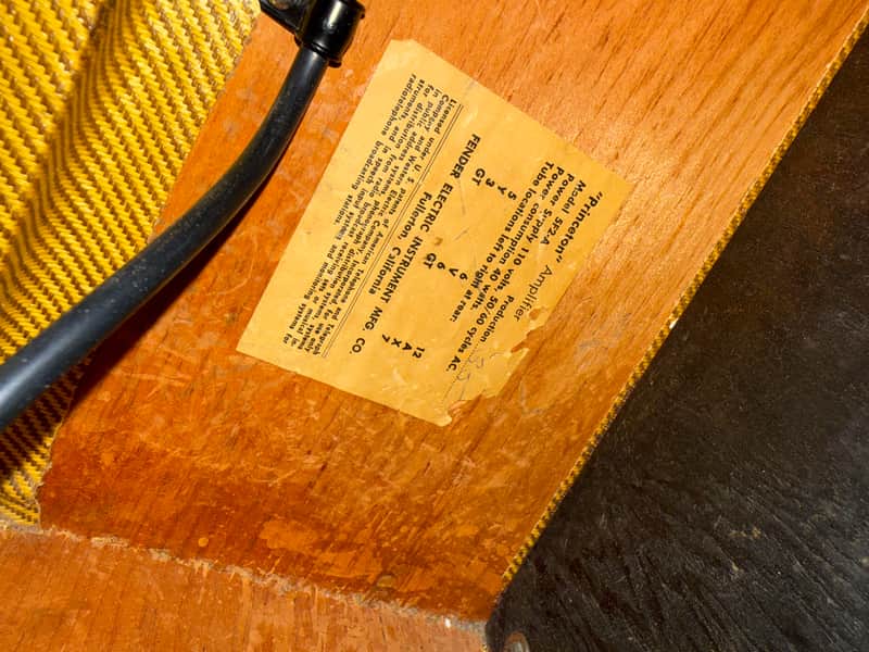 1961 Fender Princeton 5F2-A Narrow Panel 4-Watt 1x8" Guitar Combo - Tweed