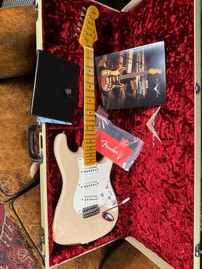 2019 Fender Custom Shop Limited 1955 Stratocaster - Aged Blonde
