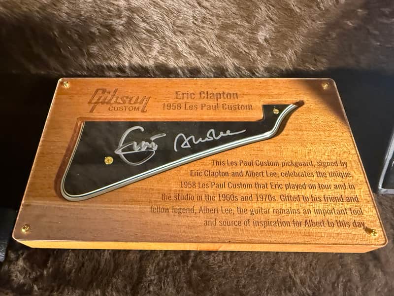 2025 Gibson Custom Shop Murphy Lab Eric Clapton Signature '58 Les Paul Custom Reissue Relic - Ebony