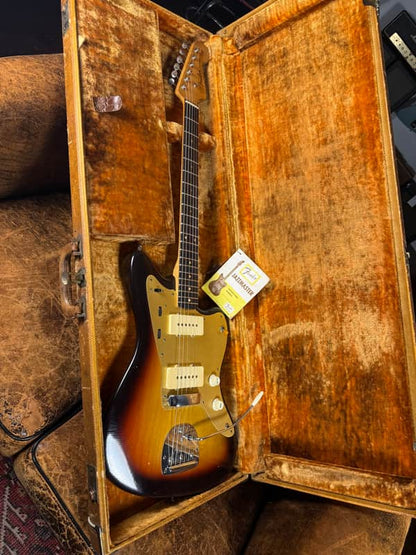 1959 Fender Jazzmaster - Sunburst with Gold Anodized Pickguard - OHSC - Ex. Brian Fallon