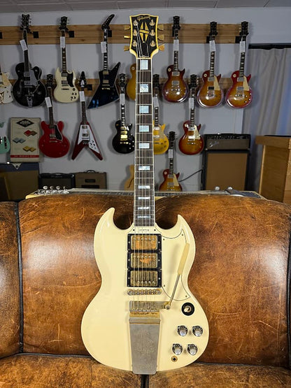 1965 Gibson SG Custom - White - Wide Nut