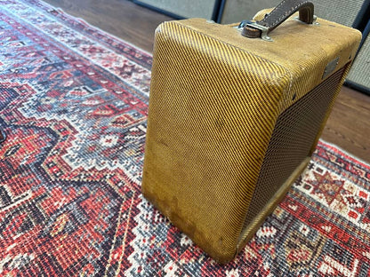 1960 Fender Champ 5F1 Narrow Panel 5-Watt 1x8" Guitar Combo - Tweed
