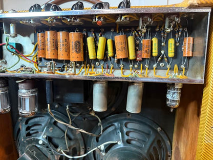 1959 Fender Bandmaster 5E7 Narrow Panel 26-Watt 3x10" Guitar Combo - Tweed