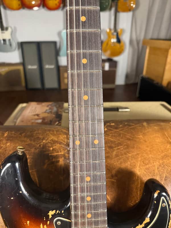 2022 Fender Custom Shop Limited Poblano Roasted Stratocaster Relic - Sunburst