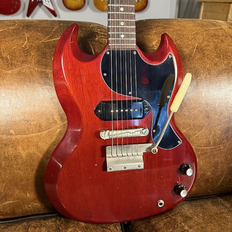 1965 Gibson SG Junior With Vibrola - Cherry