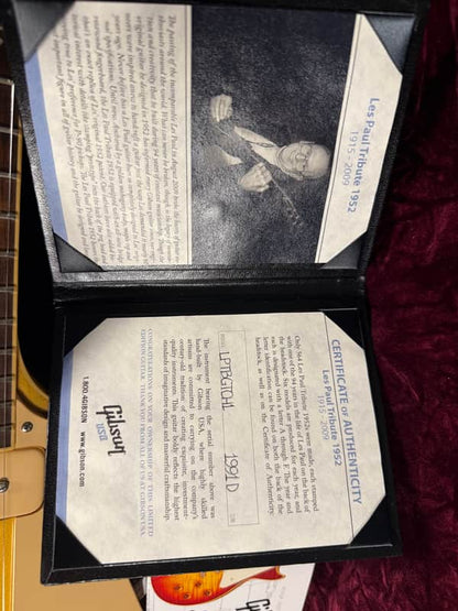 2009 Gibson Les Paul '52 Tribute Prototype - Goldtop - OHSC