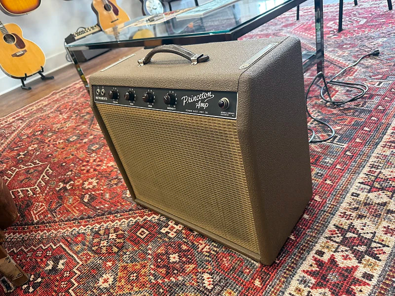 1963 Fender Princeton 6G2 Brownface 12-Watt 1x10" Guitar Combo - Brown