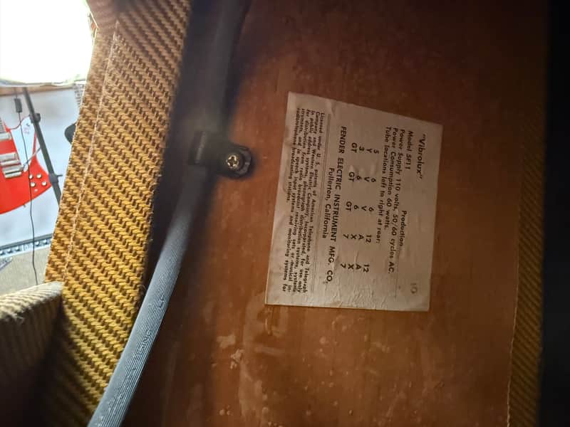 1960 Fender Vibrolux 5F11 Narrow Panel 10-Watt 1x10" Guitar Combo - Tweed