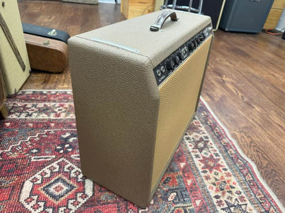 1962 Fender Vibrolux 6G11 Brownface 30-Watt 1x12" Guitar Combo - Brown