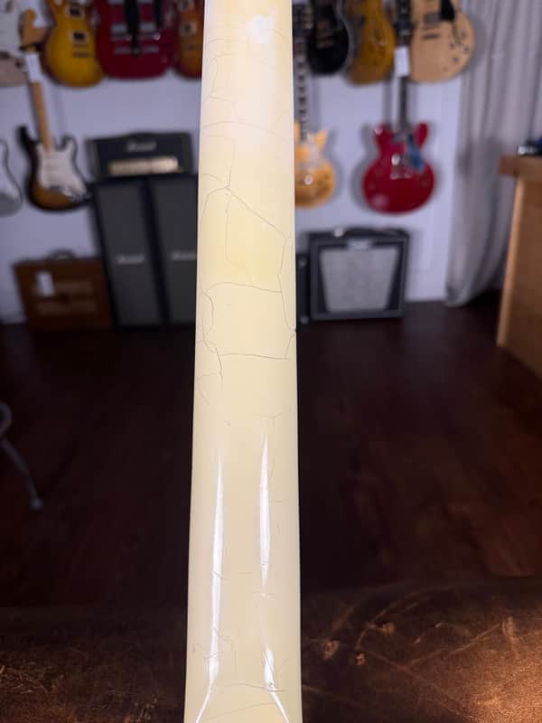 1965 Gibson Firebird VII Non-Reverse - Polaris White Refin