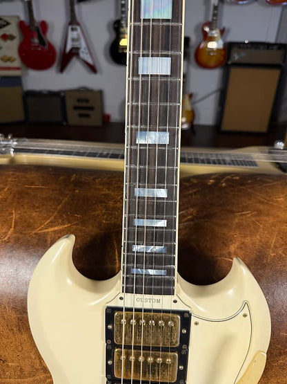 1965 Gibson SG Custom - White - Wide Nut