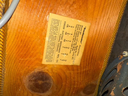 1959 Fender Bandmaster 5E7 Narrow Panel 26-Watt 3x10" Guitar Combo - Tweed