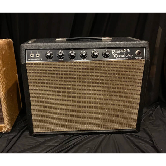 Fender Princeton Reverb 12-Watt Vintage Blackface Guitar Combo Amp