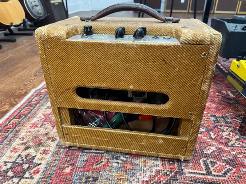 1954 Fender Princeton 5B2 Wide Panel 4-Watt 1x8" Guitar Combo - Tweed