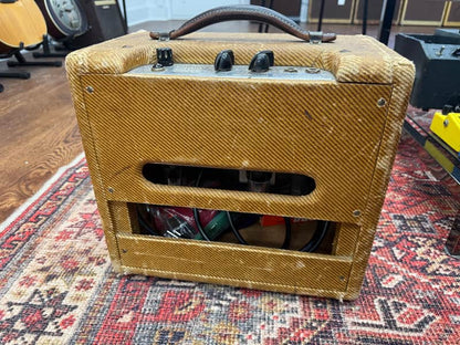 1954 Fender Princeton 5B2 Wide Panel 4-Watt 1x8" Guitar Combo - Tweed