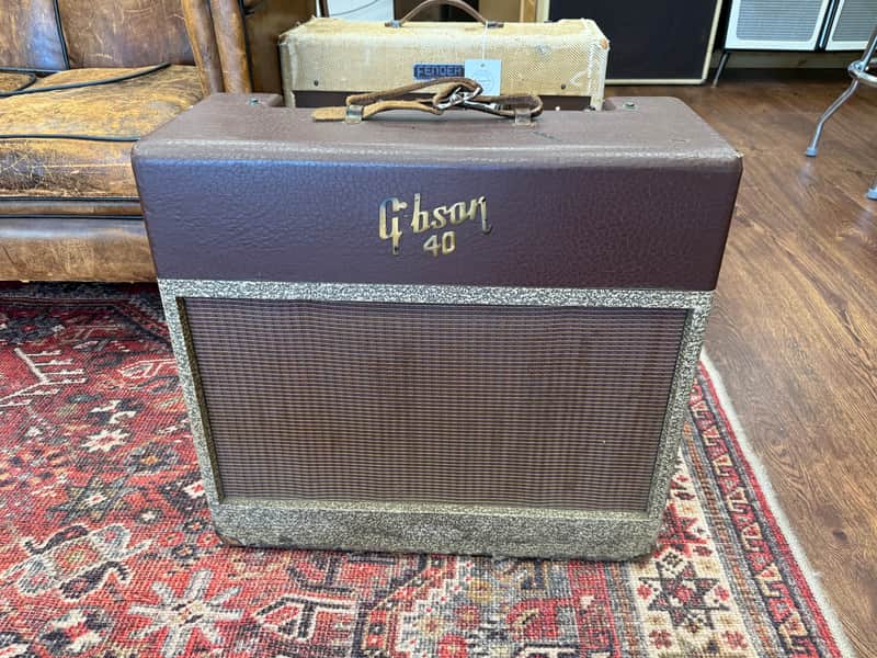 1956  Gibson GA-40 Les Paul 15-Watt 1x12" Guitar Combo - Two-Tone Brown