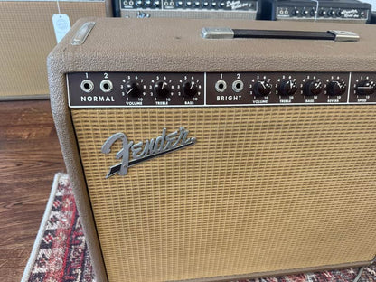 1963 Fender Vibroverb 6G16 Brownface 40-Watt 2x10" Guitar Combo - Brown