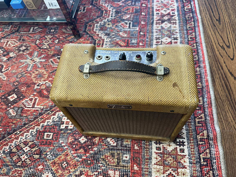 1960 Fender Champ 5F1 Narrow Panel 5-Watt 1x8" Guitar Combo - Tweed