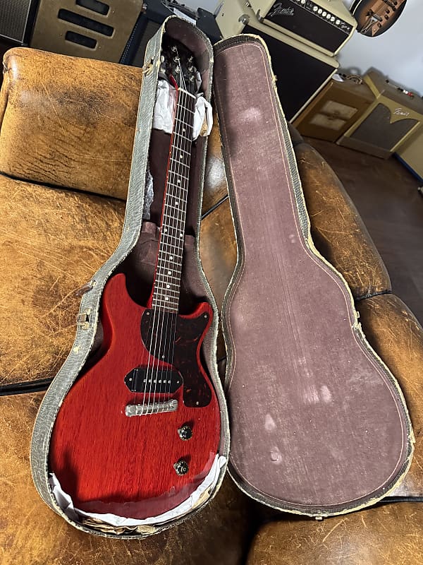 1958 Gibson Les Paul Junior Double Cutaway - Cherry - 4 Digit Serial
