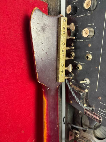 1965 Silvertone 1457 with Case Amp - Red Burst