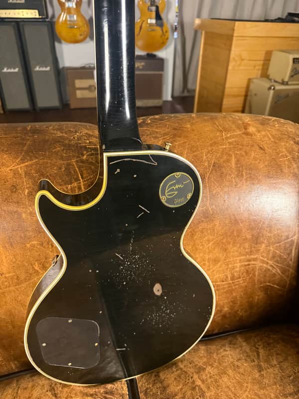 2025 Gibson Custom Shop Murphy Lab Eric Clapton Signature '58 Les Paul Custom Reissue Relic - Ebony
