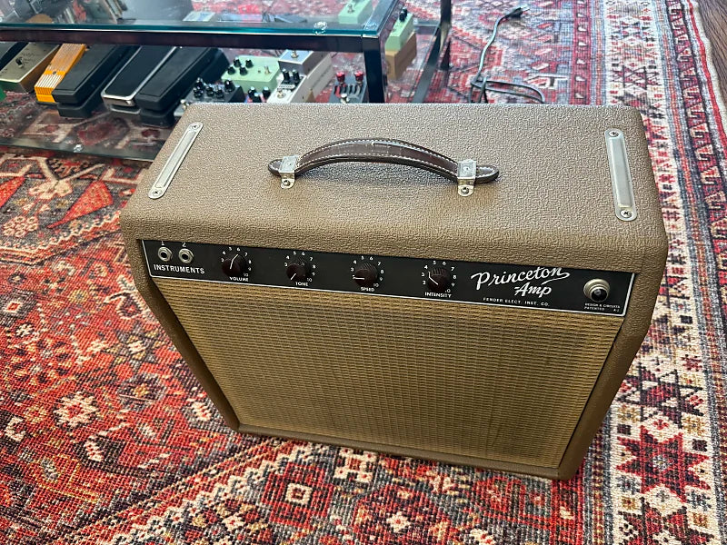 1963 Fender Princeton 6G2 Brownface 12-Watt 1x10" Guitar Combo - Brown