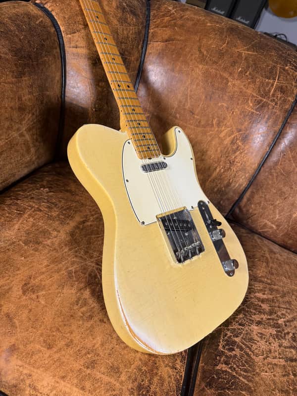 1966 Fender Telecaster with Maple Cap - Blonde - Ex. Tom Bukovac - 6.5 lbs - OSHC