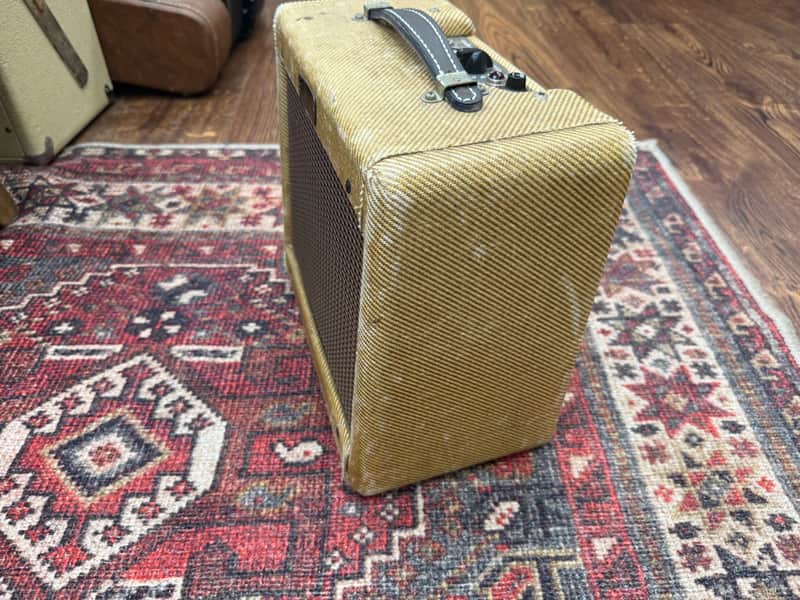 1958 Fender Champ 5F1 Narrow Panel 5-Watt 1x8" Guitar Combo - Tweed