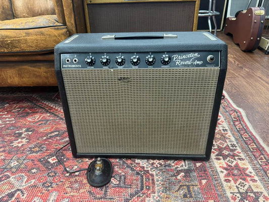 1965 Fender Princeton Reverb 12-Watt 1x10" Guitar Combo - Black Panel