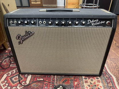 1966 Fender Deluxe Reverb 2-Channel 22-Watt 1x12" Guitar Combo - Black Panel