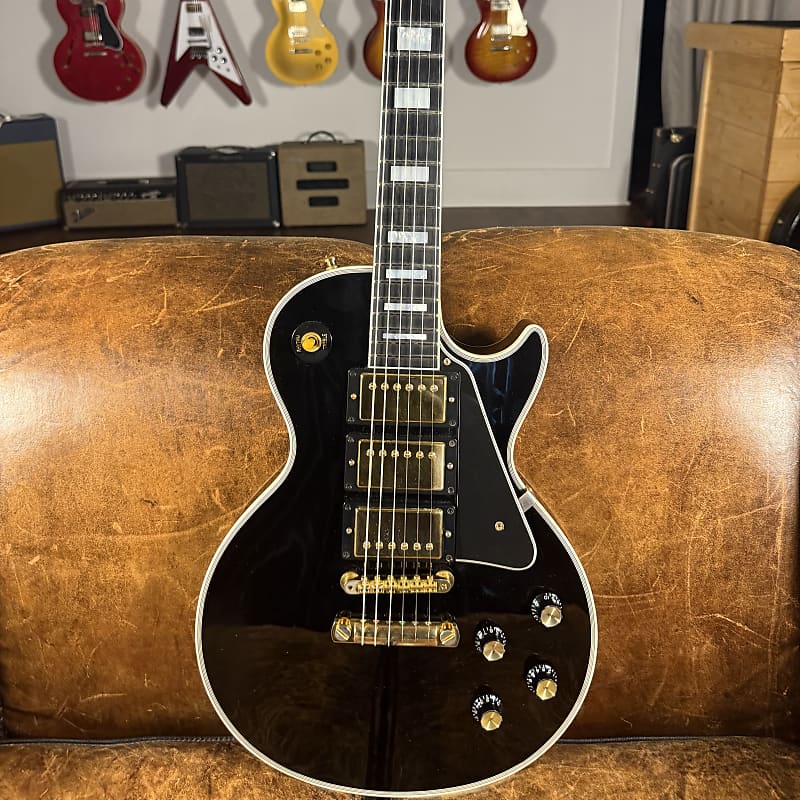 2008 Gibson Custom Shop Les Paul Custom 3 Pickup - Black