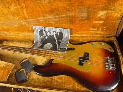 1959 Fender Precision Bass - Sunburst - Gold Anodized Guard - 1 Owner - OHSC