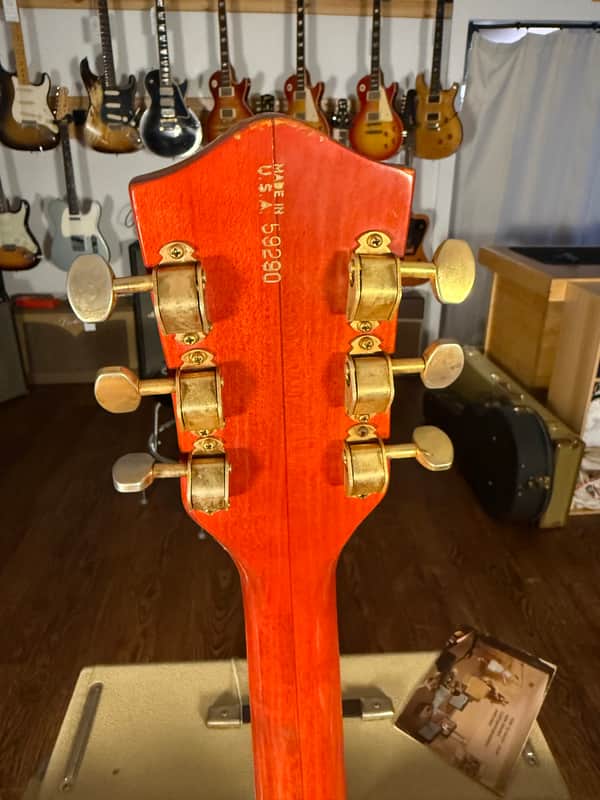 1969 Gretsch 6120 Nashville Hollow Body - Orange - OHSC