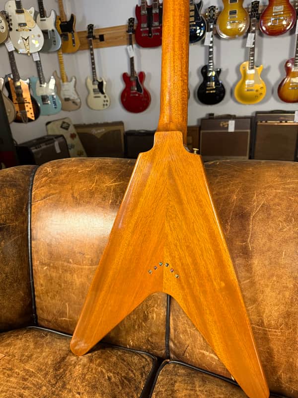 2021 Gibson Custom Shop '58 Mahogany Flying V Reissue - VOS Natural Walnut