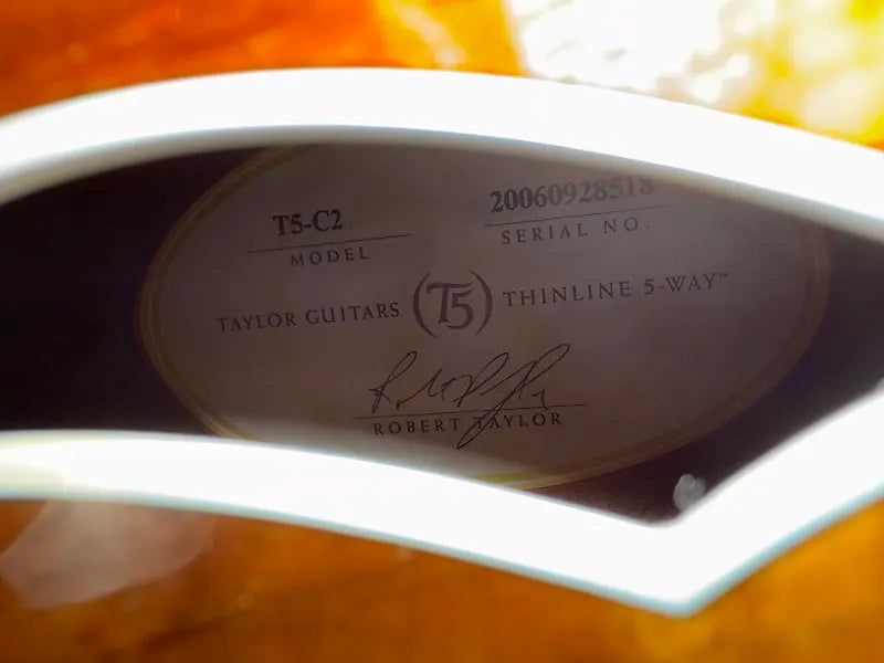 2006 Taylor T5-C2 Custom Koa - Koa Shaded Edgeburst