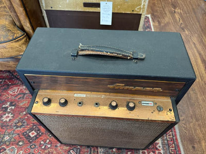 1967 Ampeg J-12R Reverbojet"Golden Glo" 18-Watt 1x12" Guitar Combo - Black