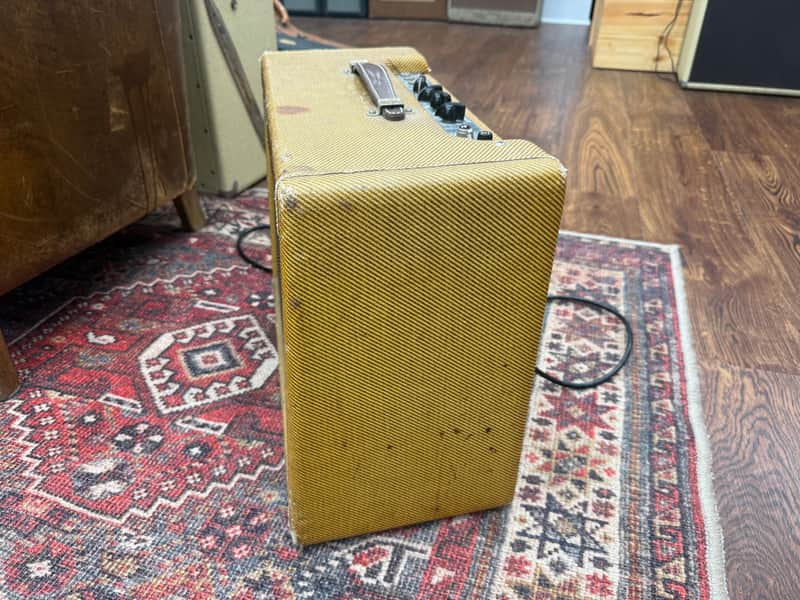1960 Fender Vibrolux 5F11 Narrow Panel 10-Watt 1x10" Guitar Combo - Tweed