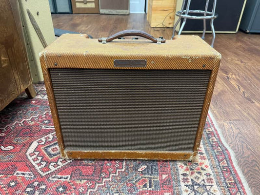 1961 Fender Deluxe 5E3 Narrow Panel 15-Watt 1x12" Guitar Combo - Tweed