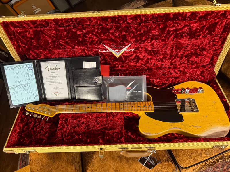 Fender Custom Shop ‘50 Esquire Heavy Relic 2023 - Butterscotch Blonde