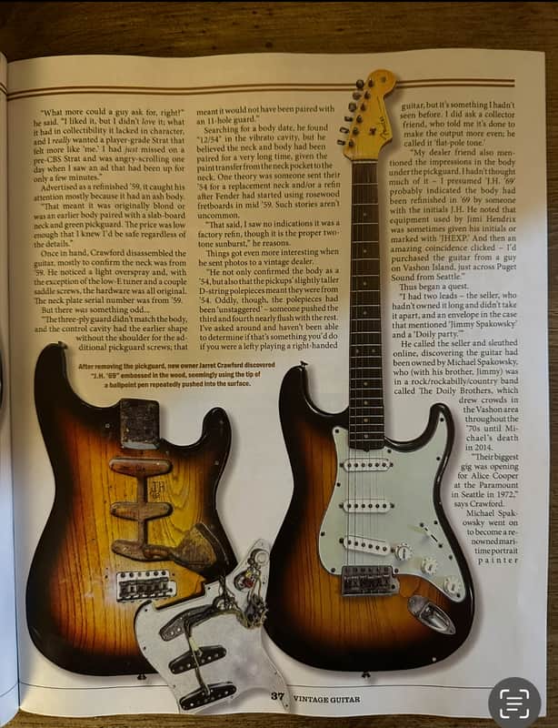 1954/59 Fender Stratocaster - Sunburst
