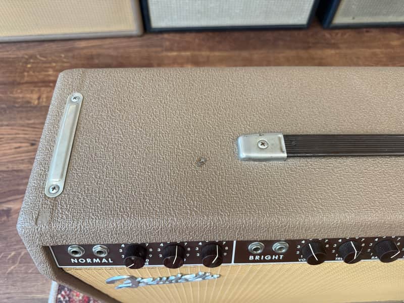 1963 Fender Vibroverb 6G16 Brownface 40-Watt 2x10" Guitar Combo - Brown