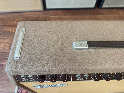1963 Fender Vibroverb 6G16 Brownface 40-Watt 2x10" Guitar Combo - Brown